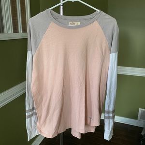 Hollister color blocked long sleeve